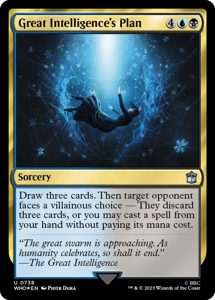 Image for Great Intelligence's Plan (Surge Foil) (738) (WHO) - Magic: The Gathering