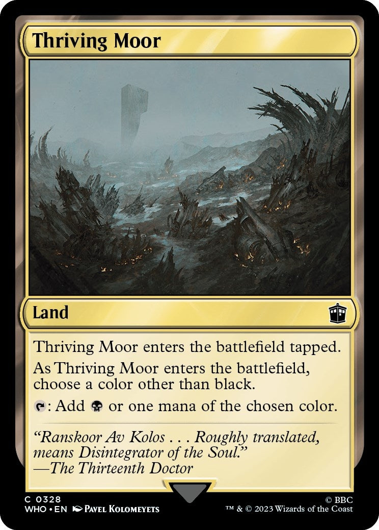 Image for Thriving Moor (328) (WHO) - Magic: The Gathering
