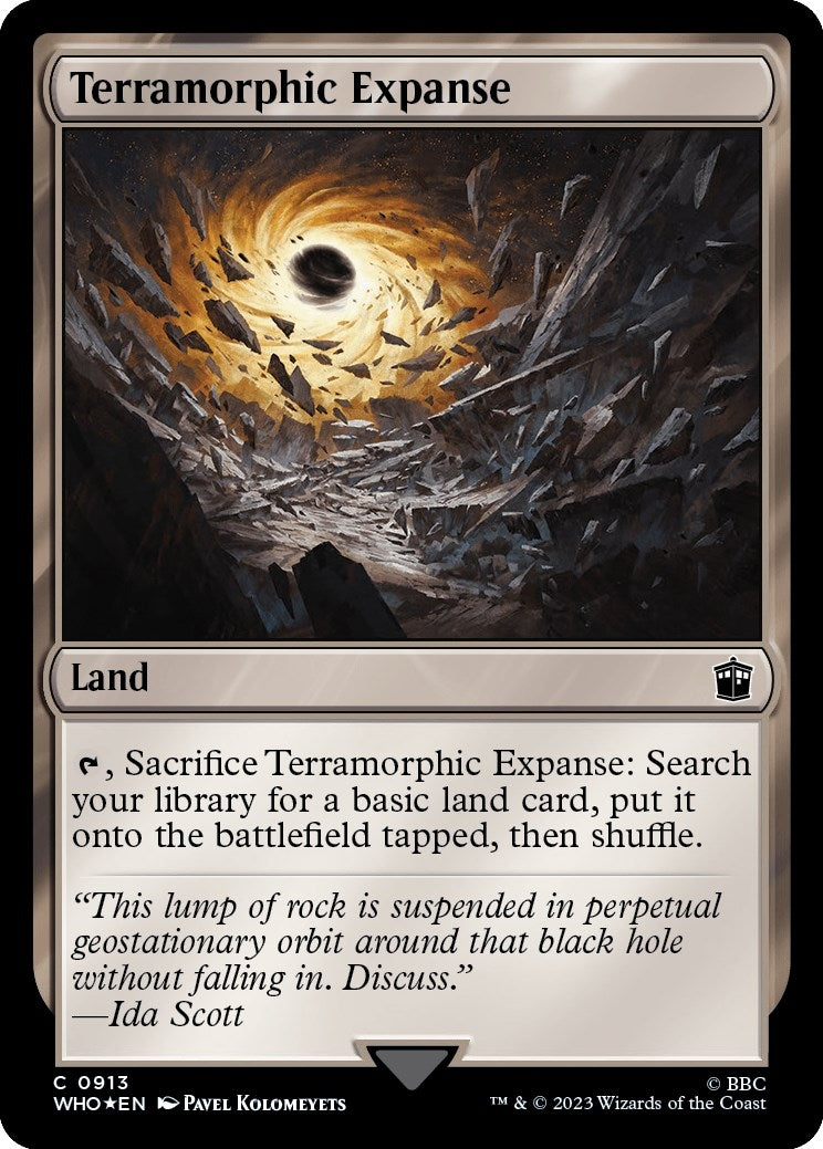 Image for Terramorphic Expanse (Surge Foil) (913) (WHO) - Magic: The Gathering