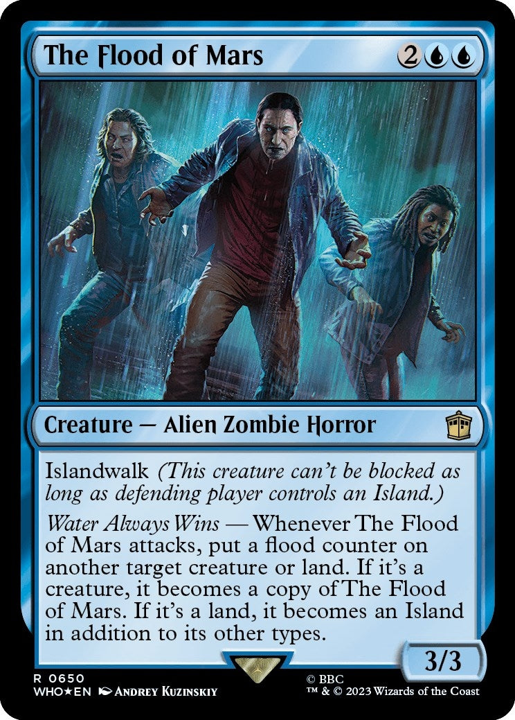 Image for The Flood of Mars (Surge Foil) (650) (WHO) - Magic: The Gathering