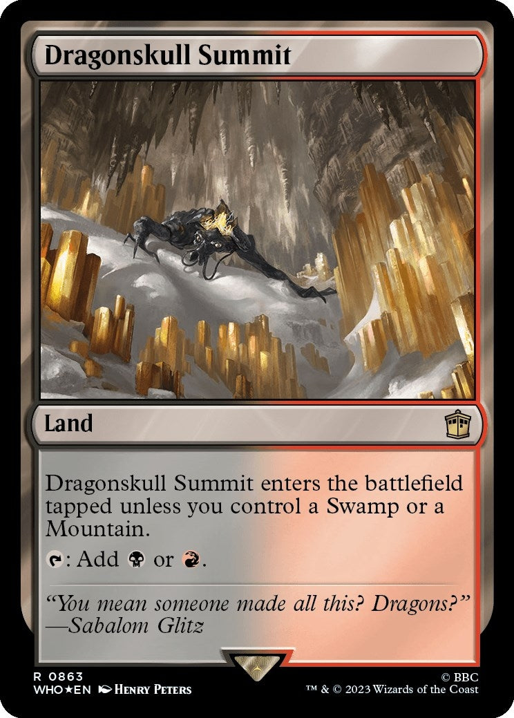 Image for Dragonskull Summit (Surge Foil) (863) (WHO) - Magic: The Gathering
