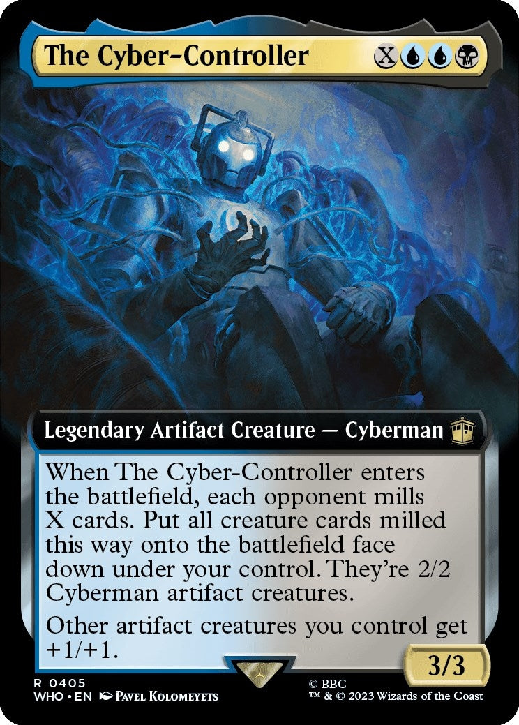 Image for The Cyber-Controller (Extended Art) (405) (WHO) - Magic: The Gathering