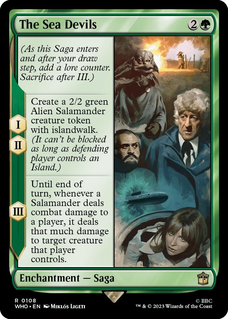 Image for The Sea Devils (108) (WHO) - Magic: The Gathering