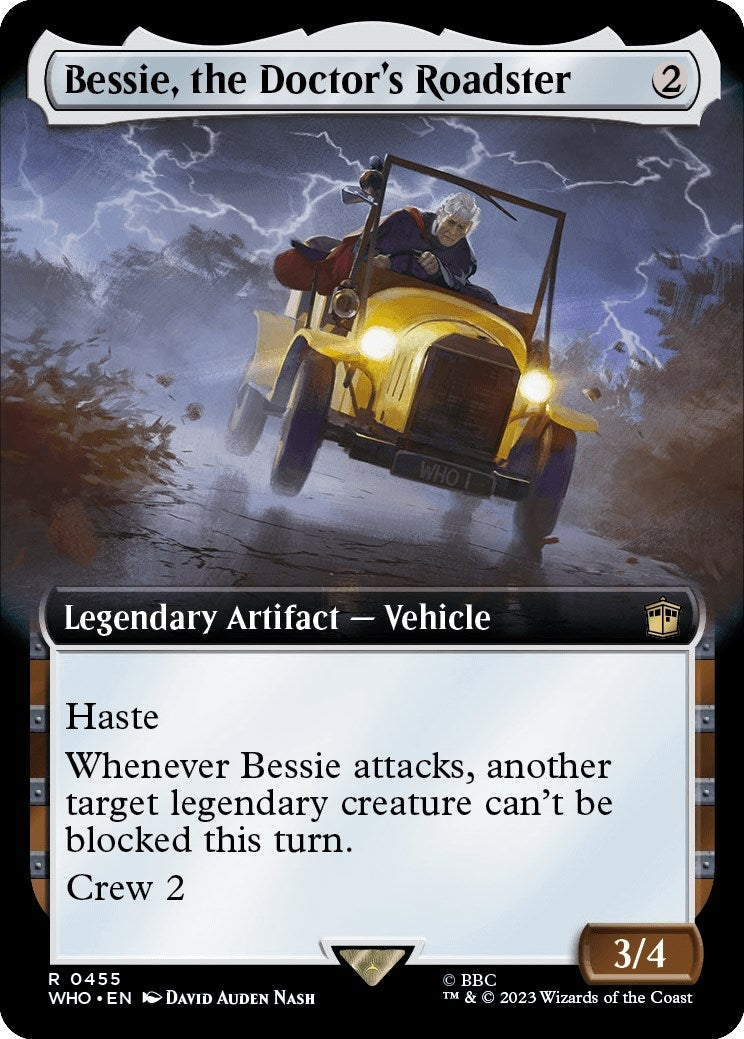 Image for Bessie, the Doctor's Roadster (Extended Art) (455) (WHO) - Magic: The Gathering