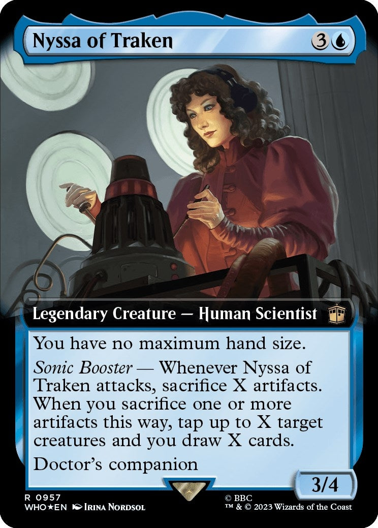 Image for Nyssa of Traken (Extended Art) (Surge Foil) (957) (WHO) - Magic: The Gathering