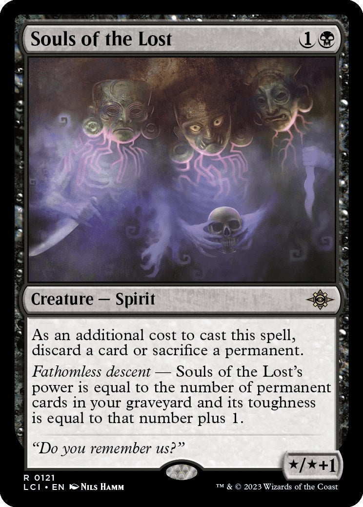 Image for Souls of the Lost (121) (LCI) - Magic: The Gathering