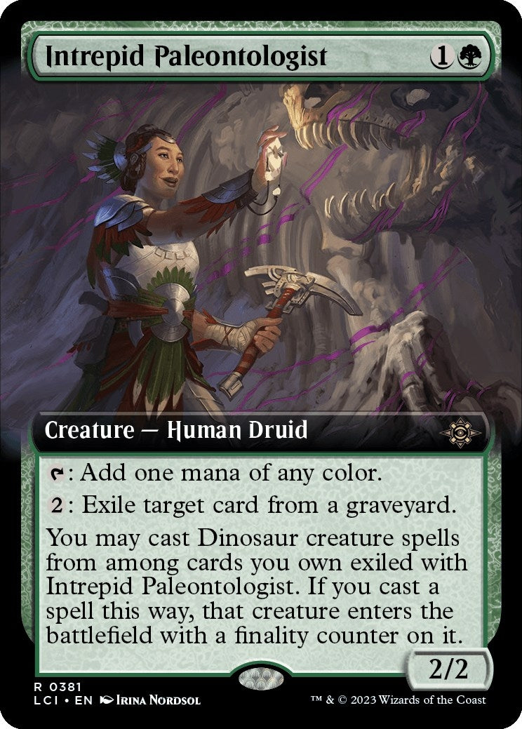 Image for Intrepid Paleontologist (Extended Art) (381) (LCI) - Magic: The Gathering