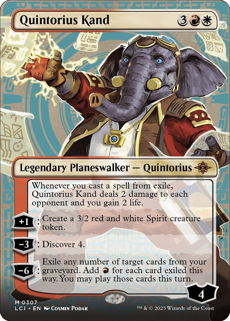 Image for Quintorius Kand (0307) (Borderless) (307) (LCI) - Magic: The Gathering