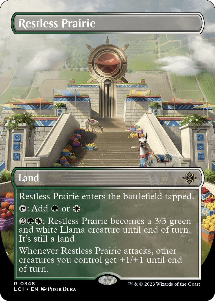 Image for Restless Prairie (Borderless) (348) (LCI) - Magic: The Gathering