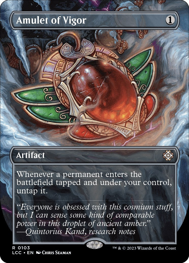 Image for Amulet of Vigor (Borderless) (103) (LCC) - Magic: The Gathering