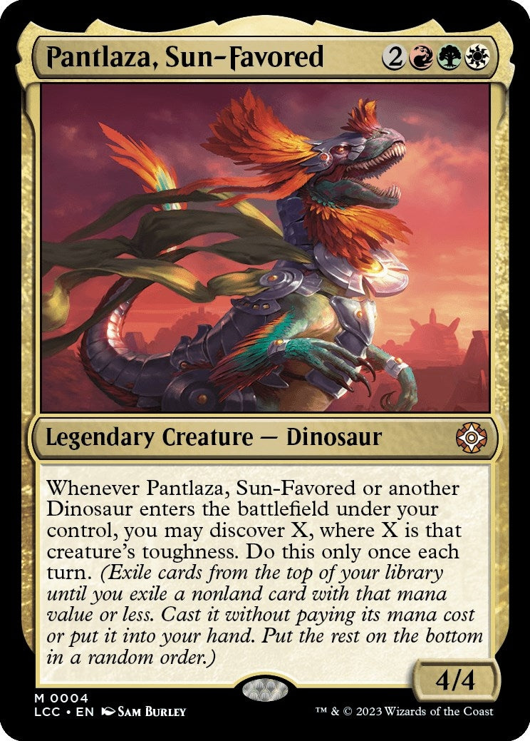 Image for Pantlaza, Sun-Favored (4) (LCC) - Magic: The Gathering