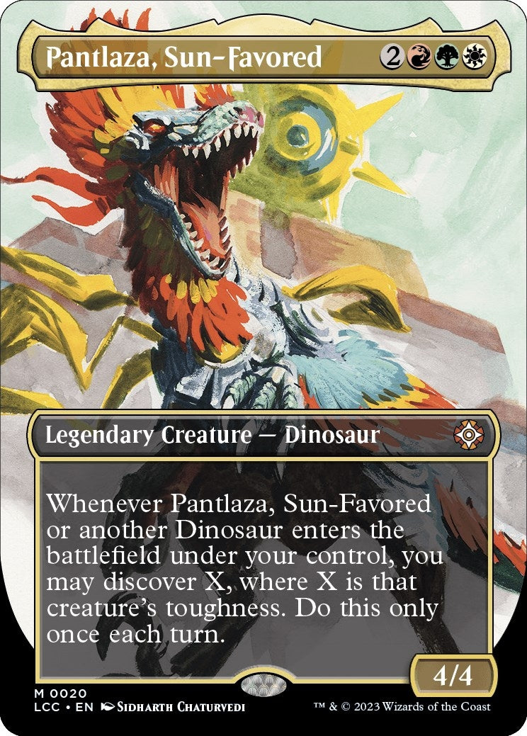 Image for Pantlaza, Sun-Favored (Borderless) (20) (LCC) - Magic: The Gathering