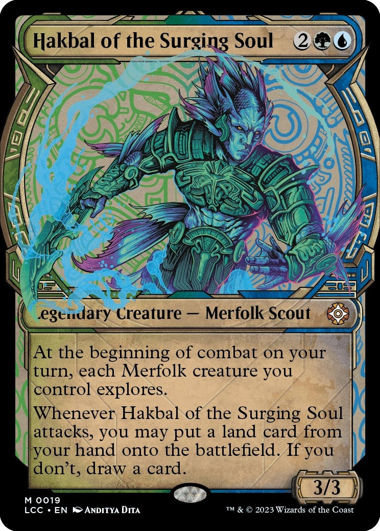 Image for Hakbal of the Surging Soul (Showcase) (19) (LCC) - Magic: The Gathering