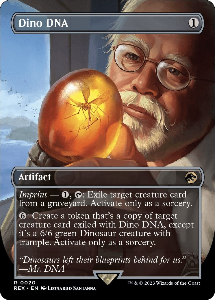 Image for Dino DNA (Borderless) (20) (REX) - Magic: The Gathering