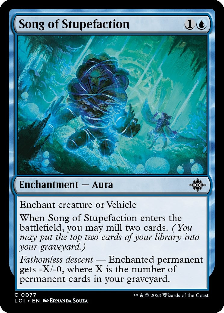 Image for Song of Stupefaction (77) (LCI) - Magic: The Gathering