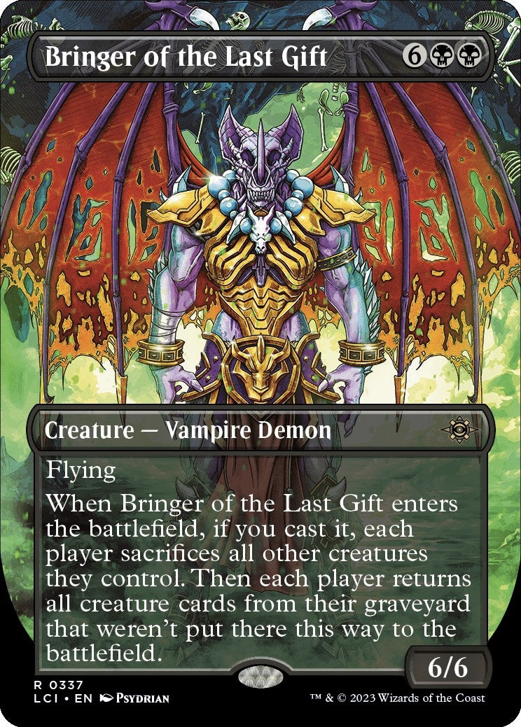 Image for Bringer of the Last Gift (Borderless) (337) (LCI) - Magic: The Gathering