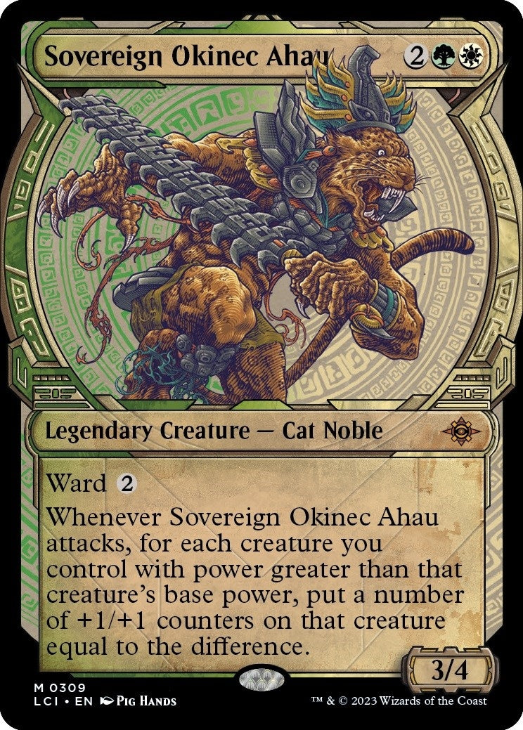 Image for Sovereign Okinec Ahau (Showcase) (309) (LCI) - Magic: The Gathering