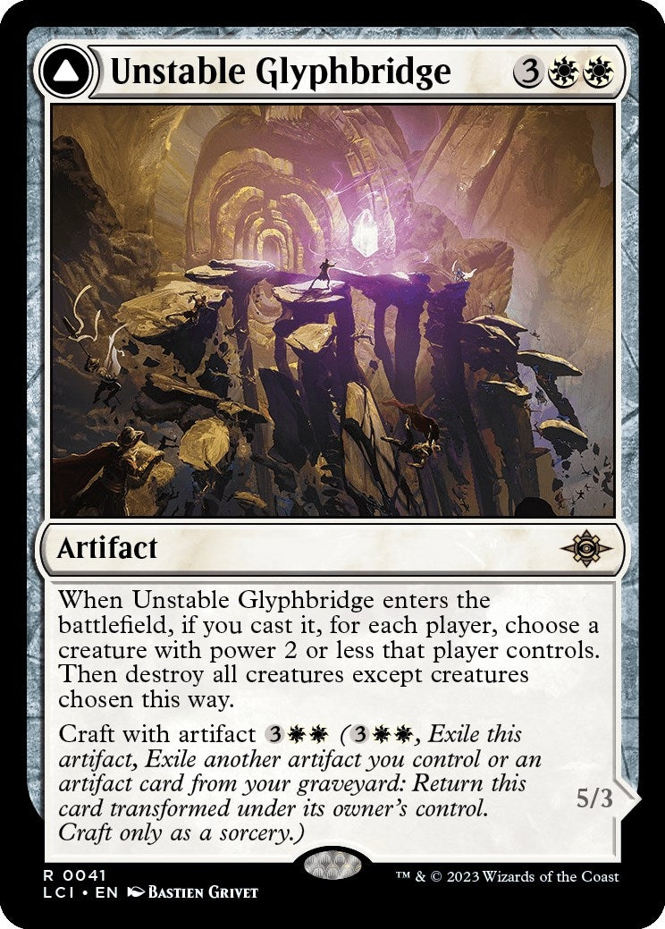 Image for Unstable Glyphbridge (41) (LCI) - Magic: The Gathering