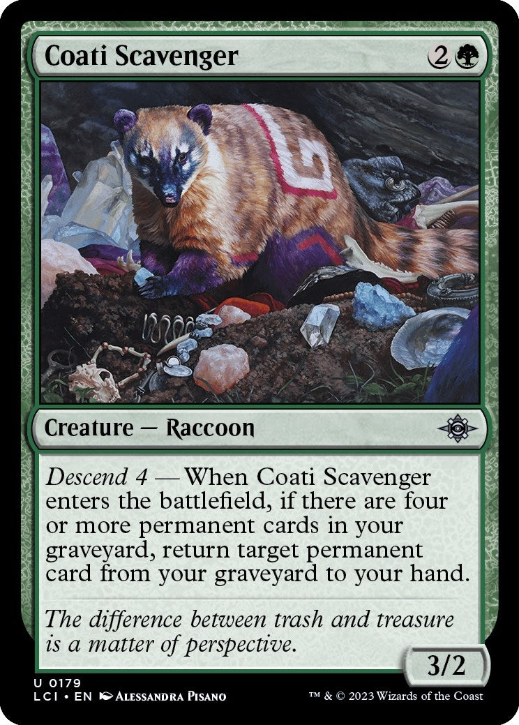 Image for Coati Scavenger (179) (LCI) - Magic: The Gathering