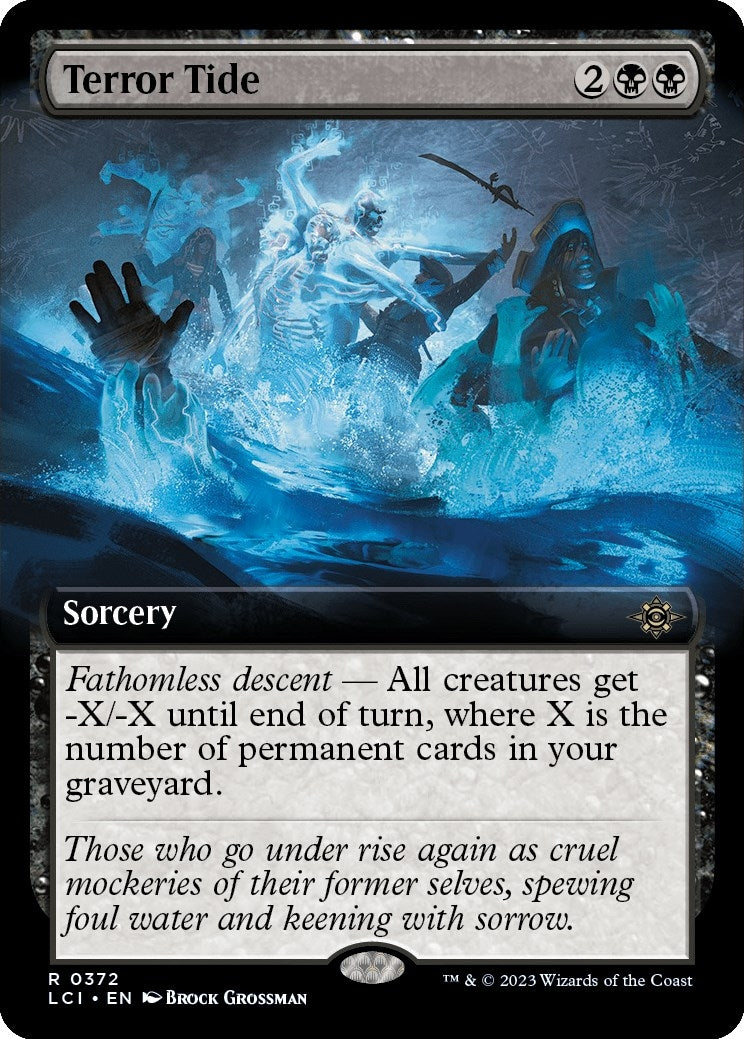Image for Terror Tide (Extended Art) (372) (LCI) - Magic: The Gathering