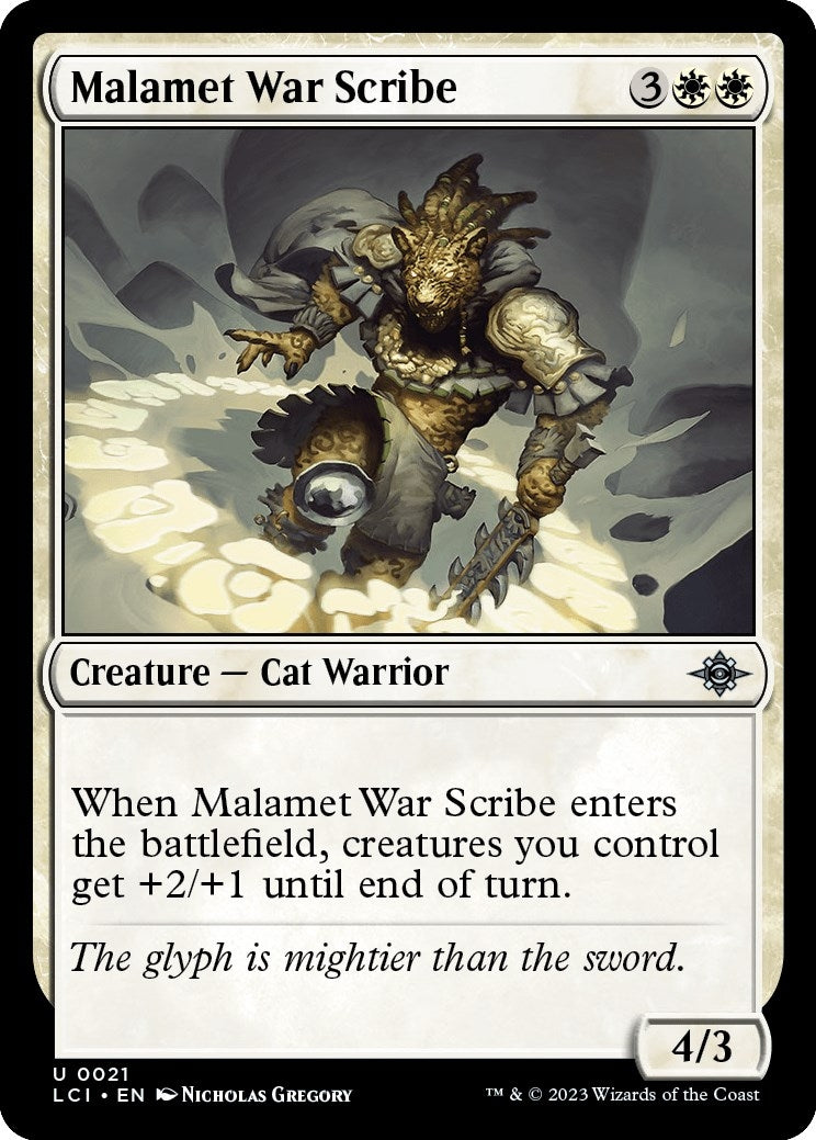 Image for Malamet War Scribe (21) (LCI) - Magic: The Gathering