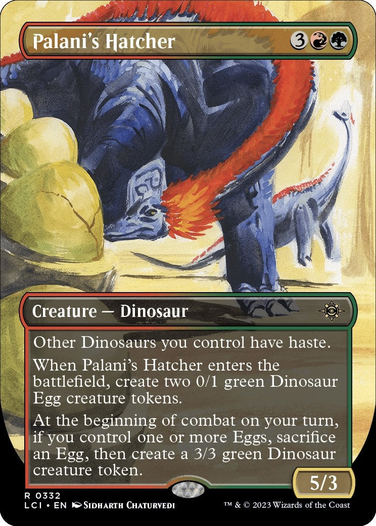 Image for Palani's Hatcher (Borderless) (332) (LCI) - Magic: The Gathering