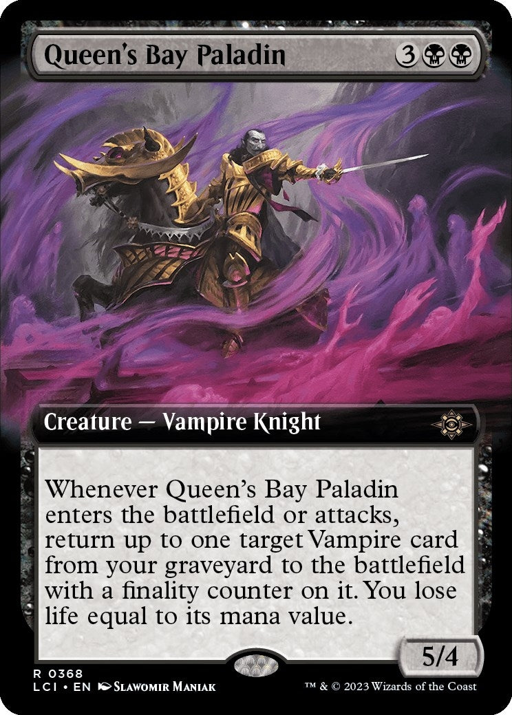 Image for Queen's Bay Paladin (Extended Art) (368) (LCI) - Magic: The Gathering