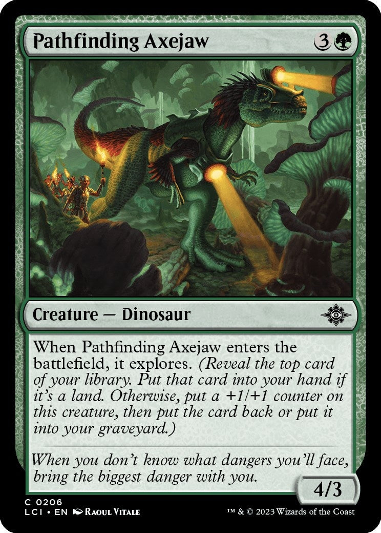Image for Pathfinding Axejaw (206) (LCI) - Magic: The Gathering