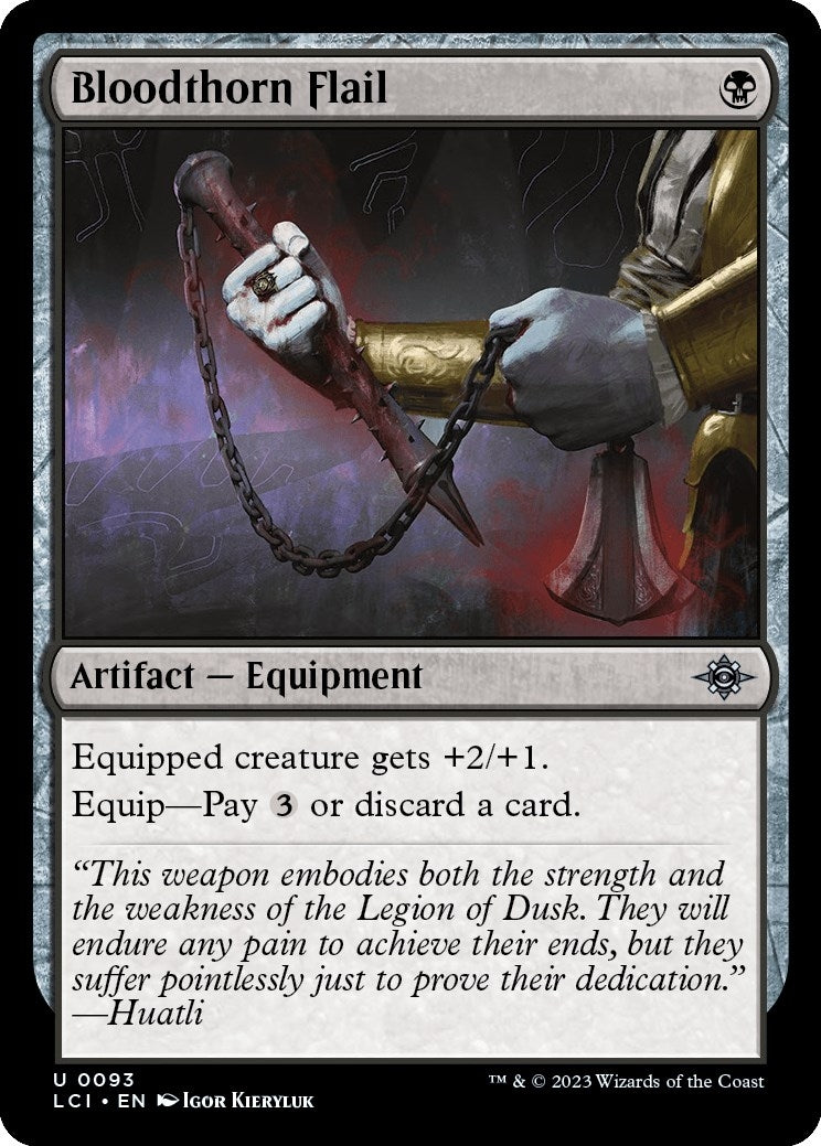 Image for Bloodthorn Flail (93) (LCI) - Magic: The Gathering