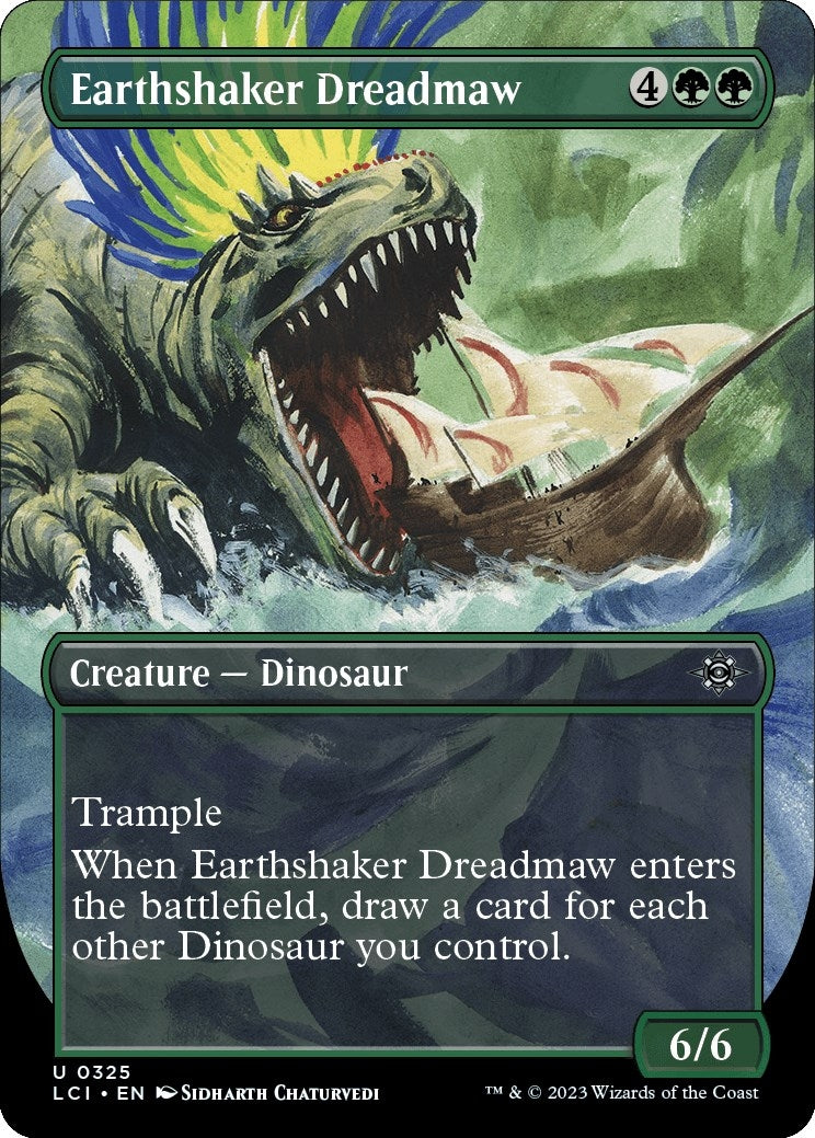 Image for Earthshaker Dreadmaw (Borderless) (325) (LCI) - Magic: The Gathering