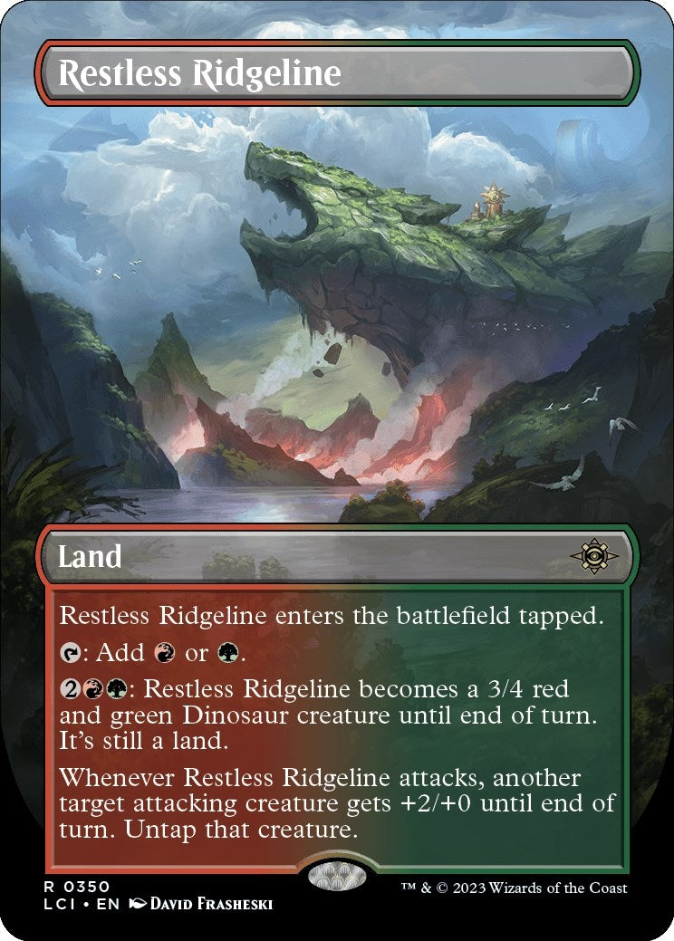 Image for Restless Ridgeline (Borderless) (350) (LCI) - Magic: The Gathering