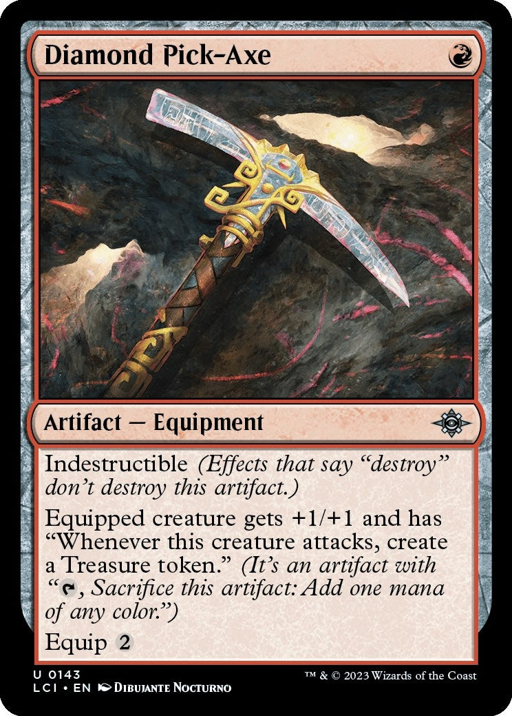 Image for Diamond Pick-Axe (143) (LCI) - Magic: The Gathering