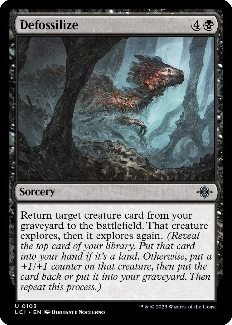 Image for Defossilize (103) (LCI) - Magic: The Gathering