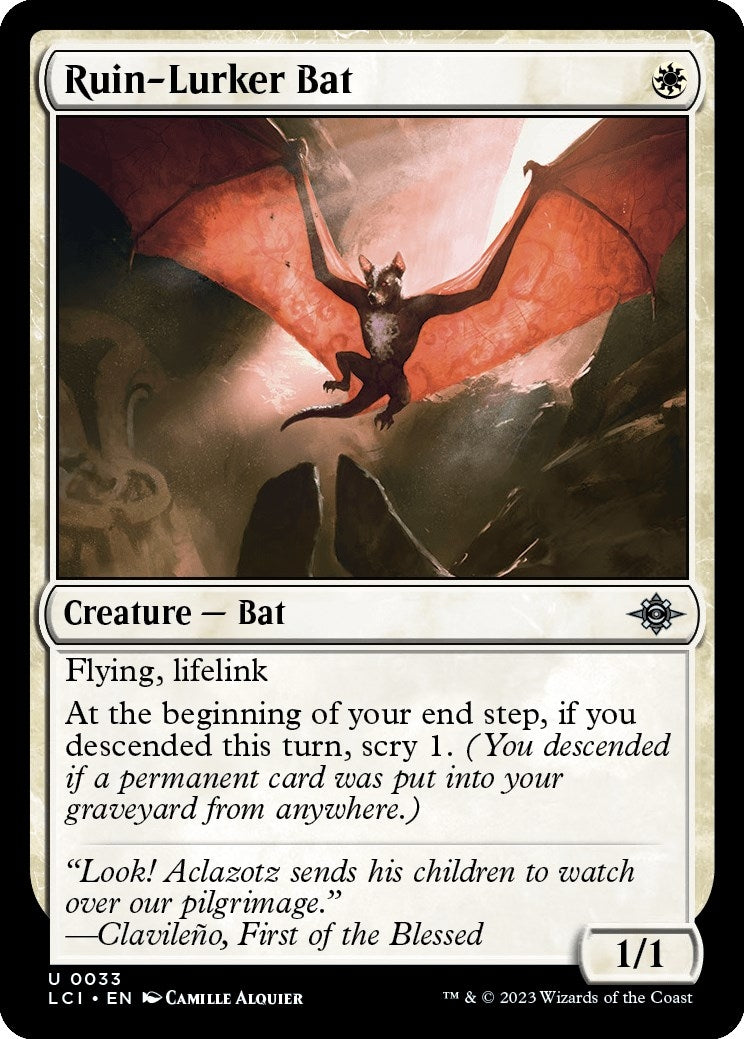 Image for Ruin-Lurker Bat (33) (LCI) - Magic: The Gathering