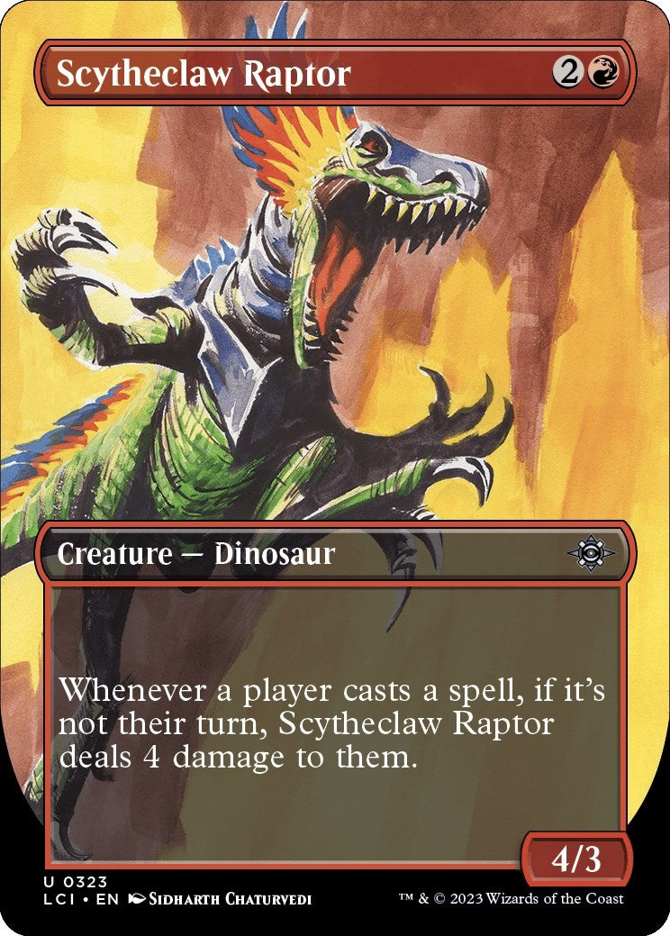 Image for Scytheclaw Raptor (Borderless) (323) (LCI) - Magic: The Gathering