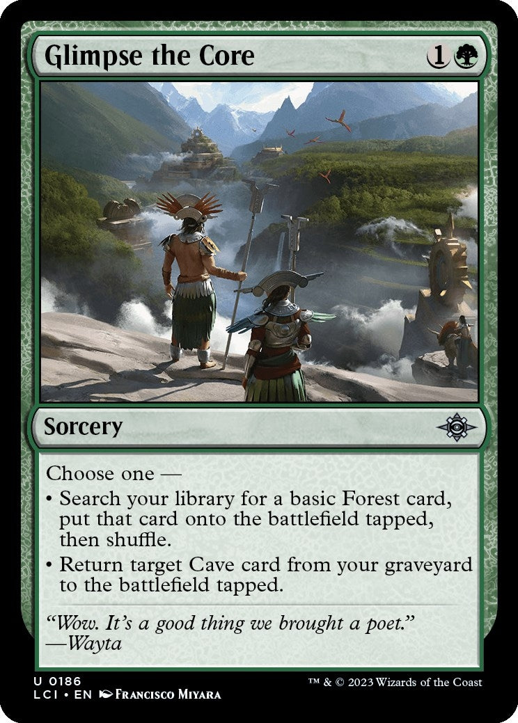 Image for Glimpse the Core (186) (LCI) - Magic: The Gathering