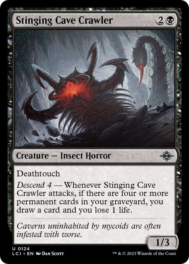 Image for Stinging Cave Crawler (124) (LCI) - Magic: The Gathering