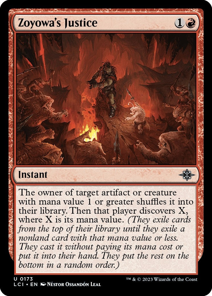 Image for Zoyowa's Justice (173) (LCI) - Magic: The Gathering