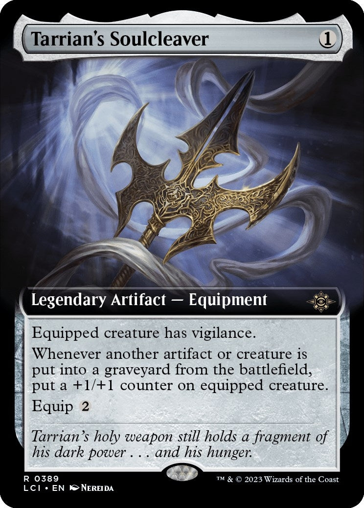 Image for Tarrian's Soulcleaver (Extended Art) (389) (LCI) - Magic: The Gathering