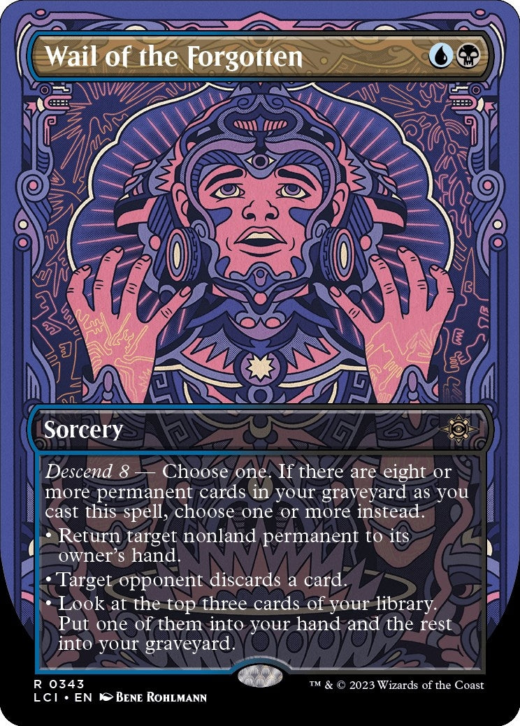 Image for Wail of the Forgotten (Borderless) (343) (LCI) - Magic: The Gathering