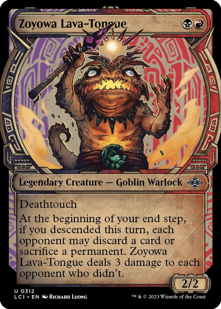 Image for Zoyowa Lava-Tongue (Showcase) (312) (LCI) - Magic: The Gathering
