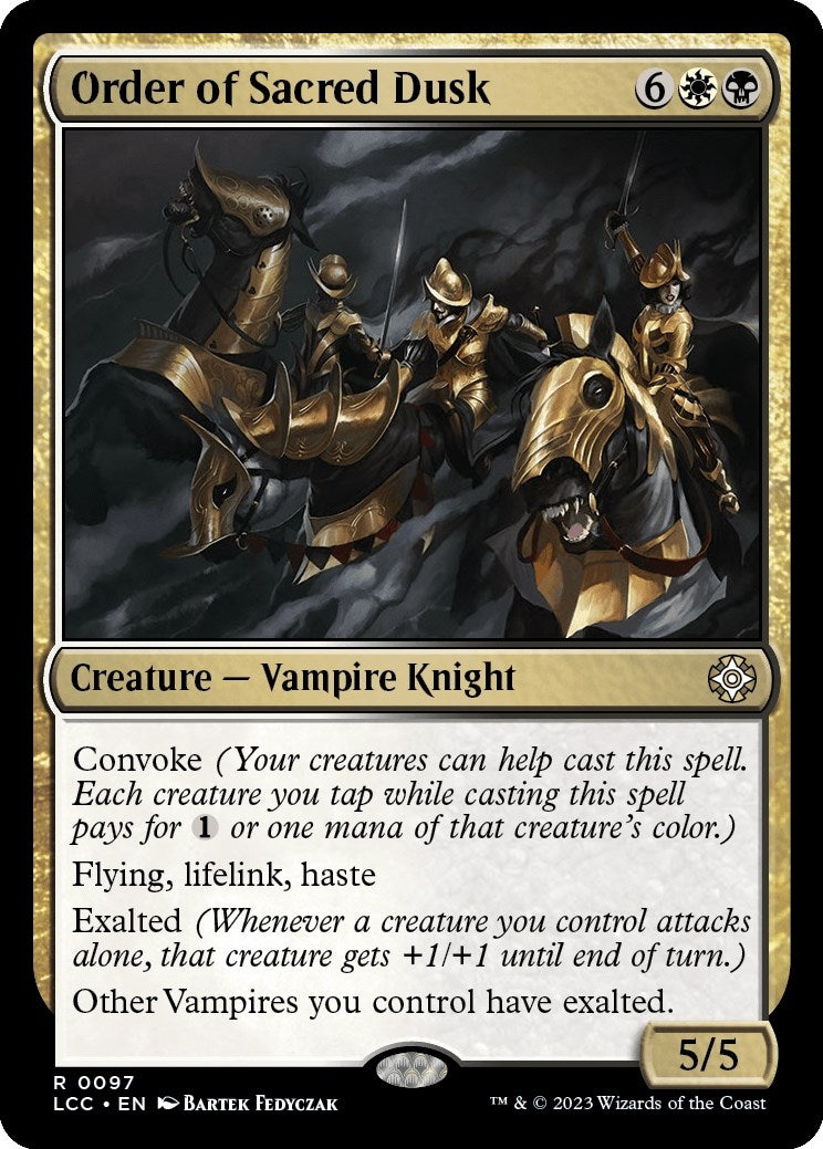 Image for Order of Sacred Dusk (97) (LCC) - Magic: The Gathering