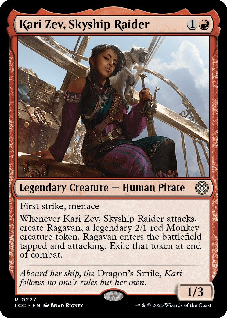 Image for Kari Zev, Skyship Raider (227) (LCC) - Magic: The Gathering