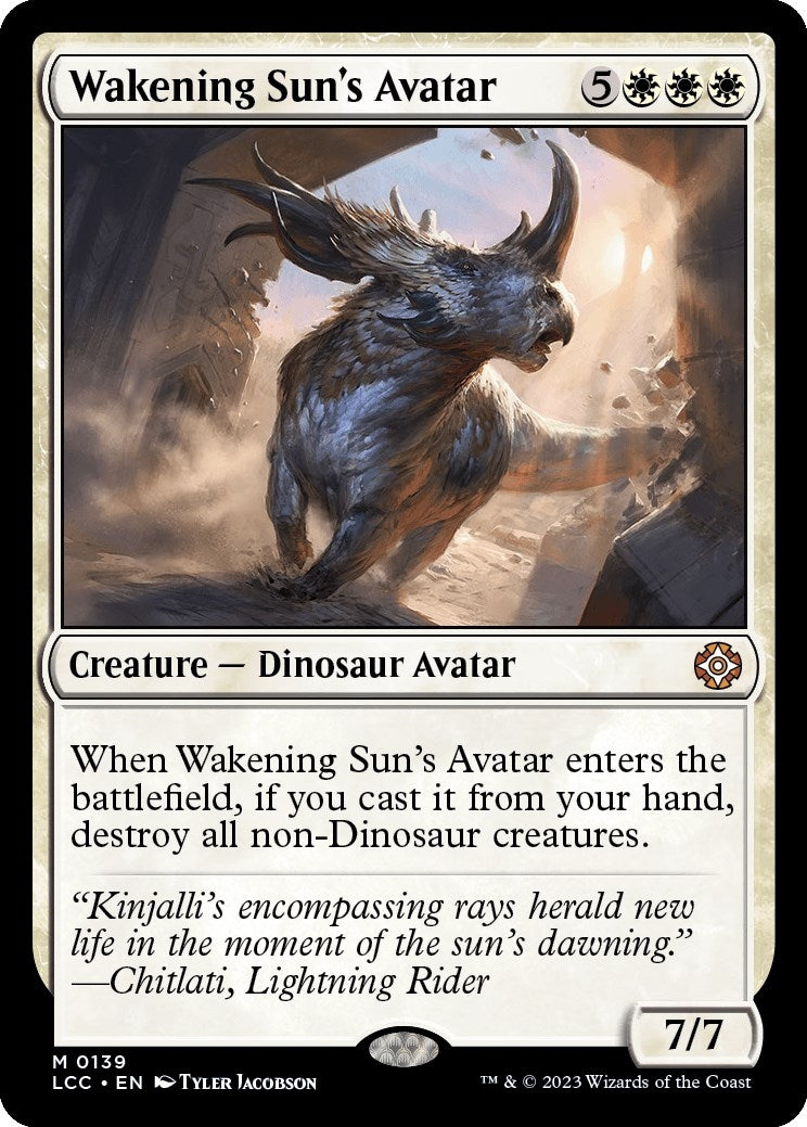 Image for Wakening Sun's Avatar (139) (LCC) - Magic: The Gathering