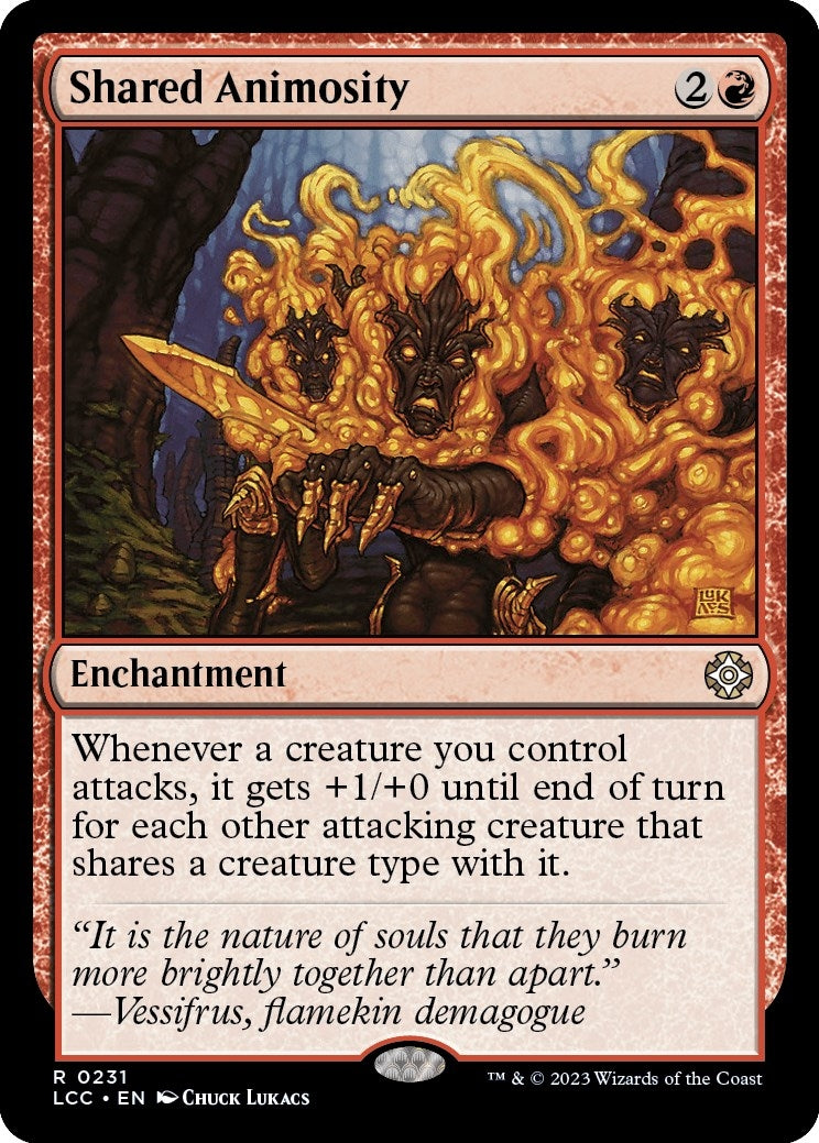 Image for Shared Animosity (231) (LCC) - Magic: The Gathering