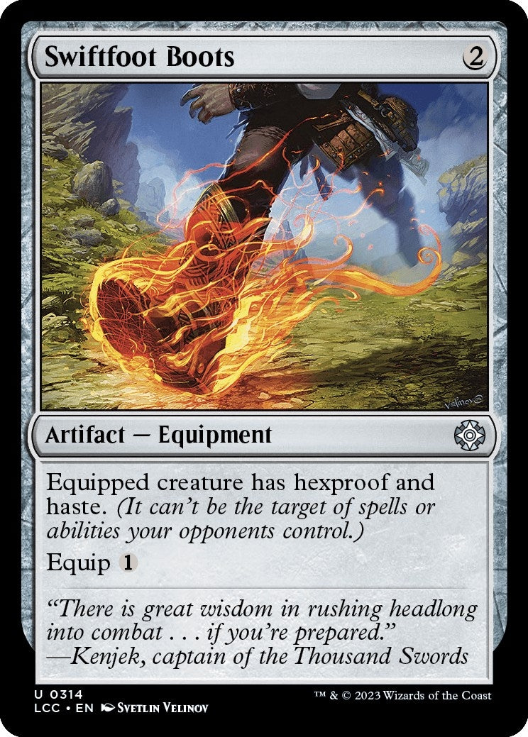 Image for Swiftfoot Boots (314) (LCC) - Magic: The Gathering