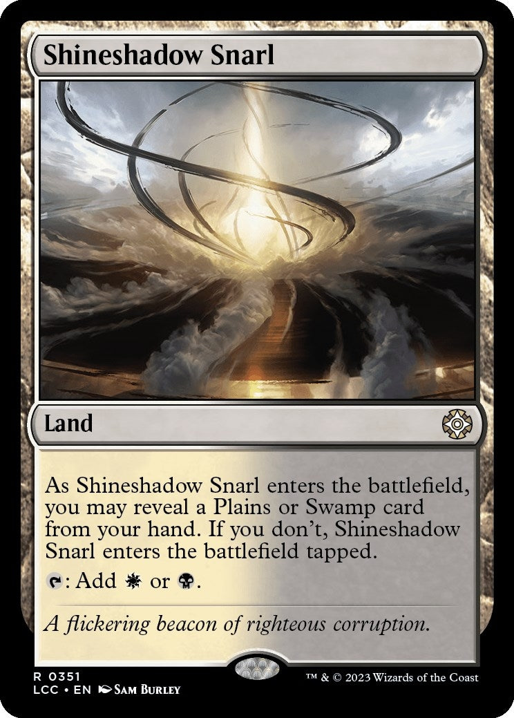 Image for Shineshadow Snarl (351) (LCC) - Magic: The Gathering