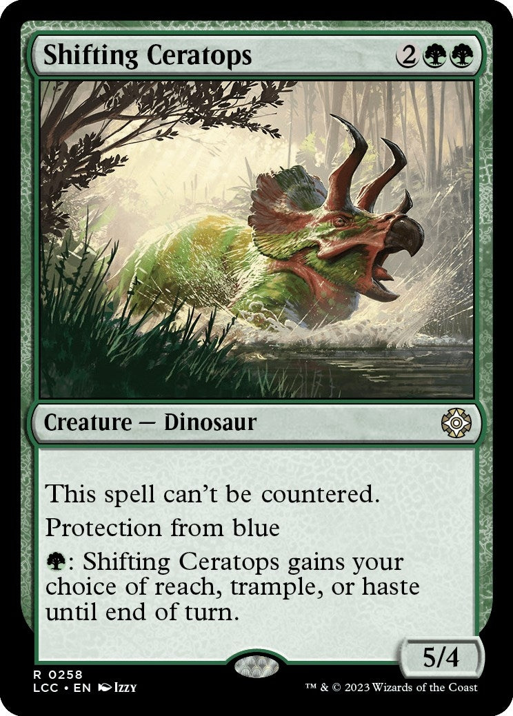 Image for Shifting Ceratops (258) (LCC) - Magic: The Gathering