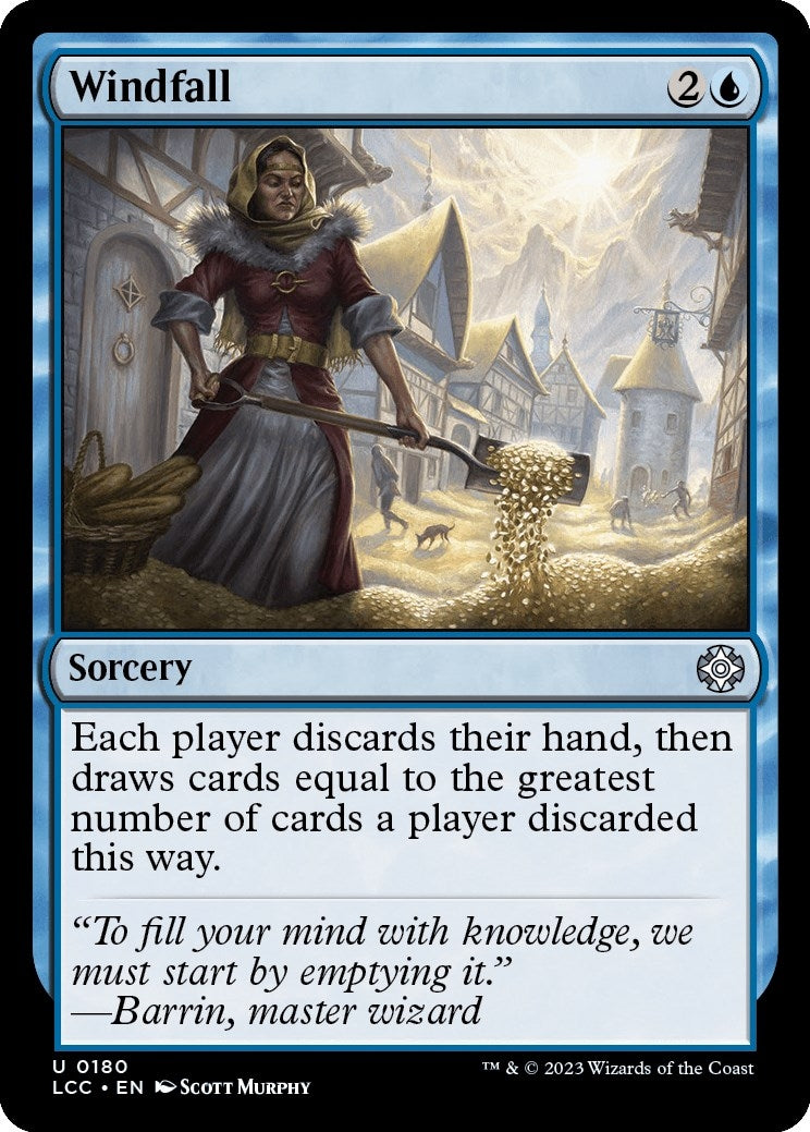 Image for Windfall (180) (LCC) - Magic: The Gathering