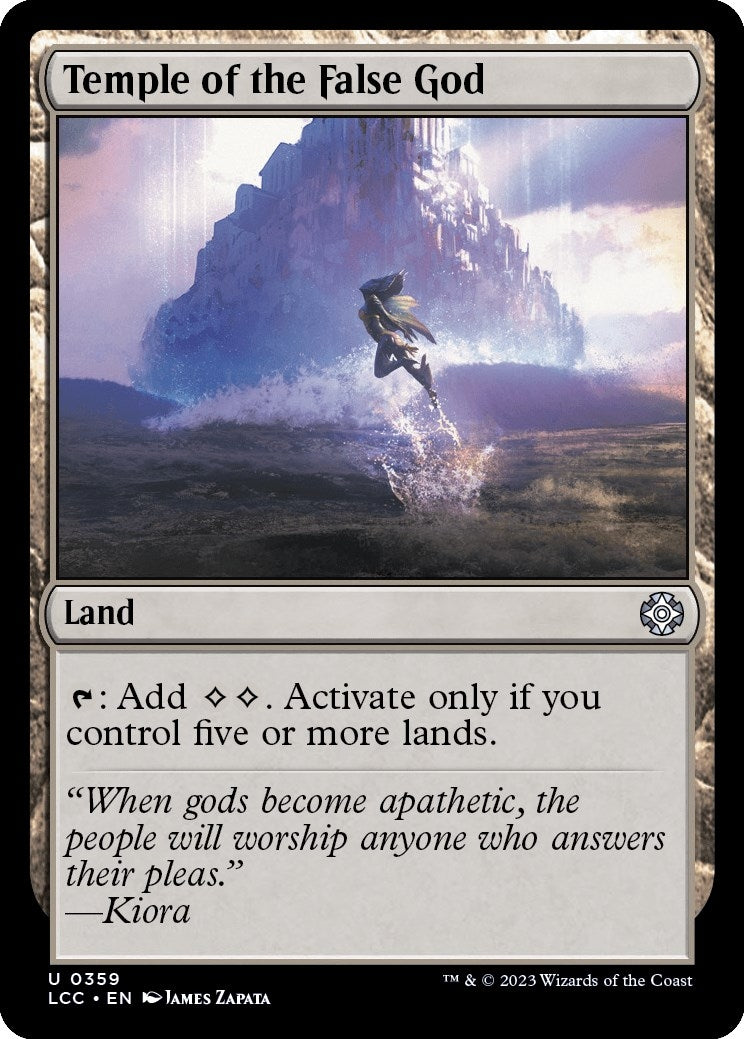 Image for Temple of the False God (359) (LCC) - Magic: The Gathering
